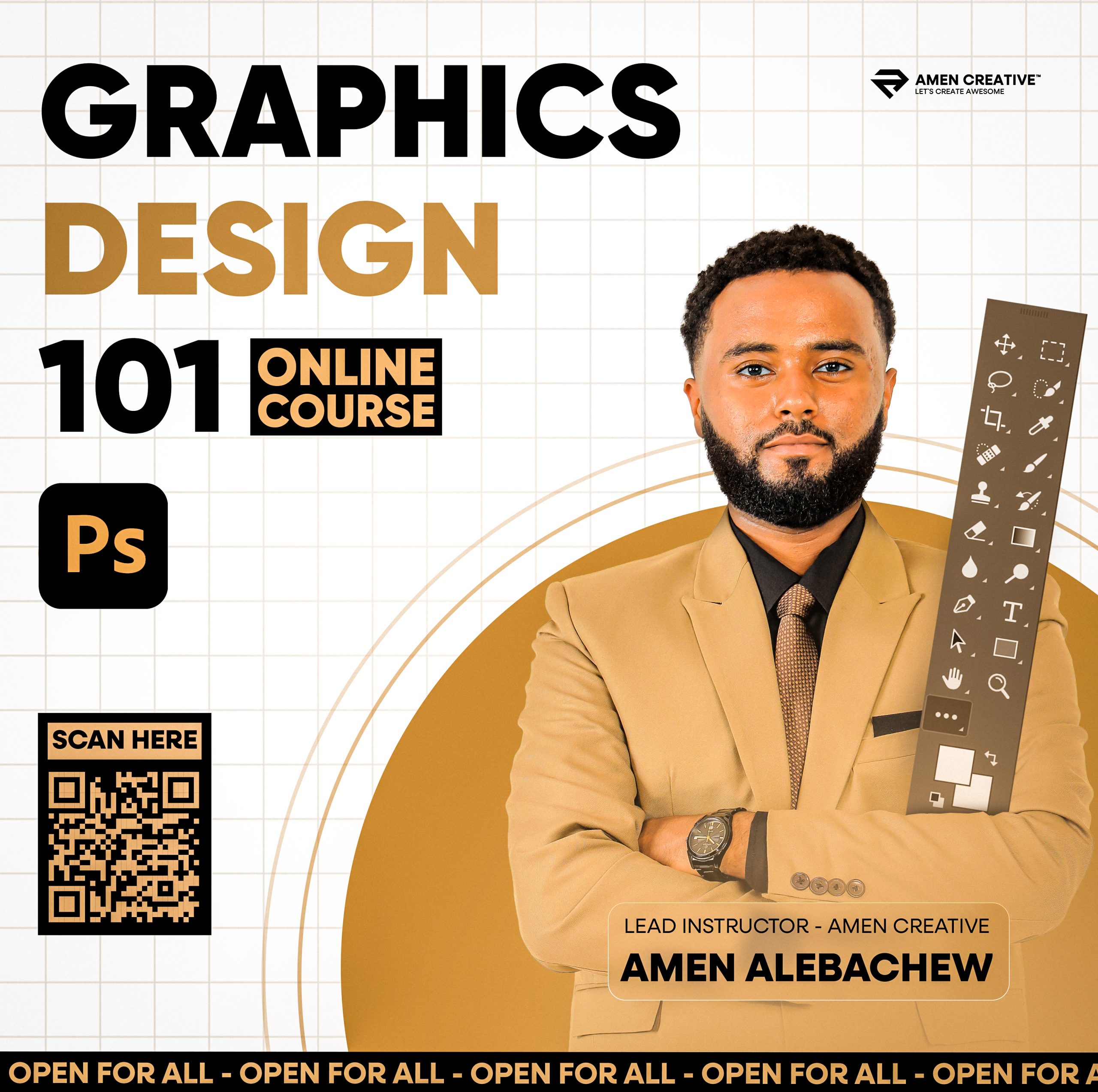 Amen Creative Lessons — Summer 2026 Poster